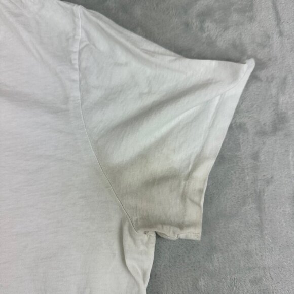 All Saints White State Crew T-Shirt Women's Size Large - Picture 7 of 13